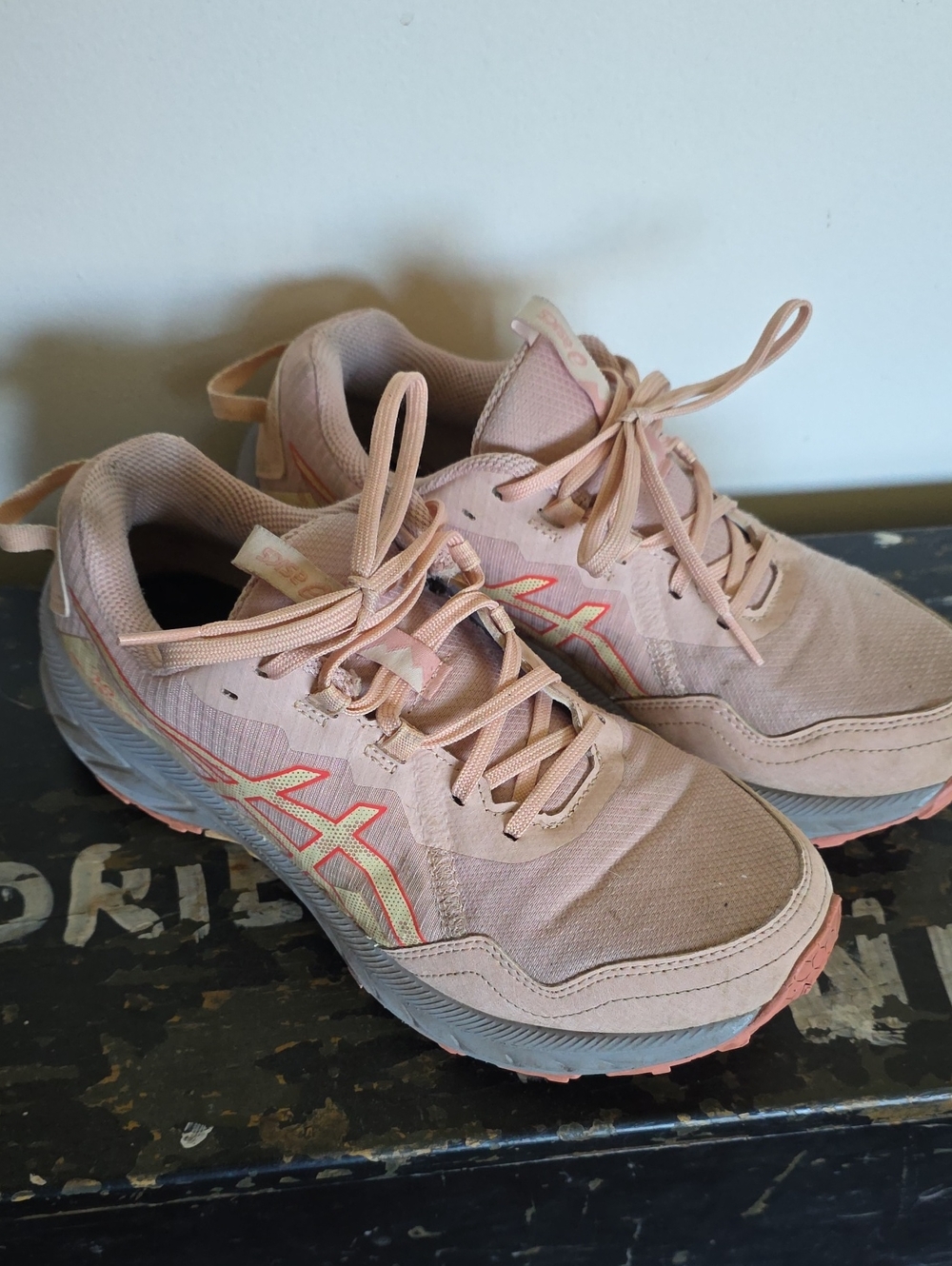 ASICS Women's Pale Pink Athletic Running Shoes